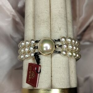 Majorica Pearl Multi-Strand Bracelet | New With Tag